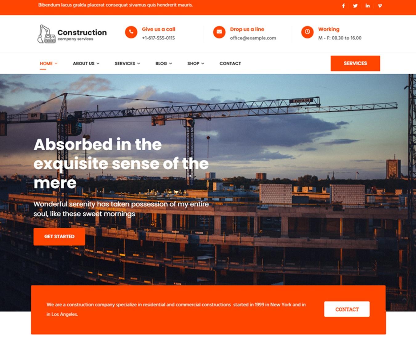 Construction & Building Business Joomla 5 Template