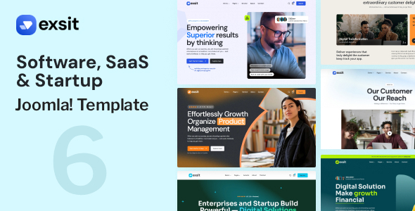 Exsit – SaaS & Startup Joomla 6 Template