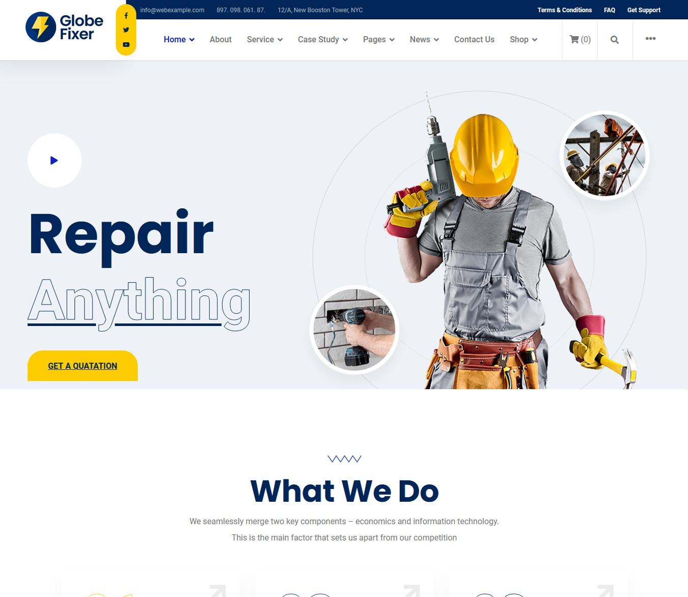 Electronics Repair Joomla 4 Template