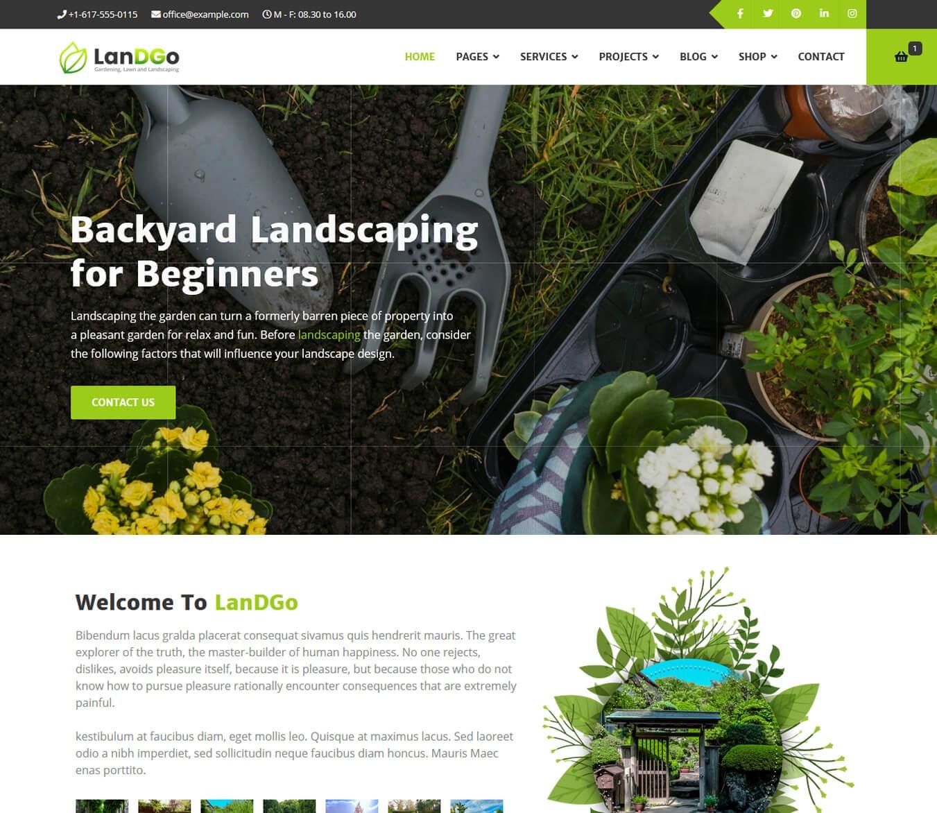 LanDGo - Gardening Lawn and Landscaping Joomla 5 