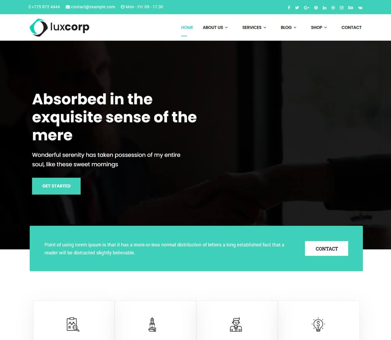 LuxCorp - Insurance Agency Joomla 5 Business Template