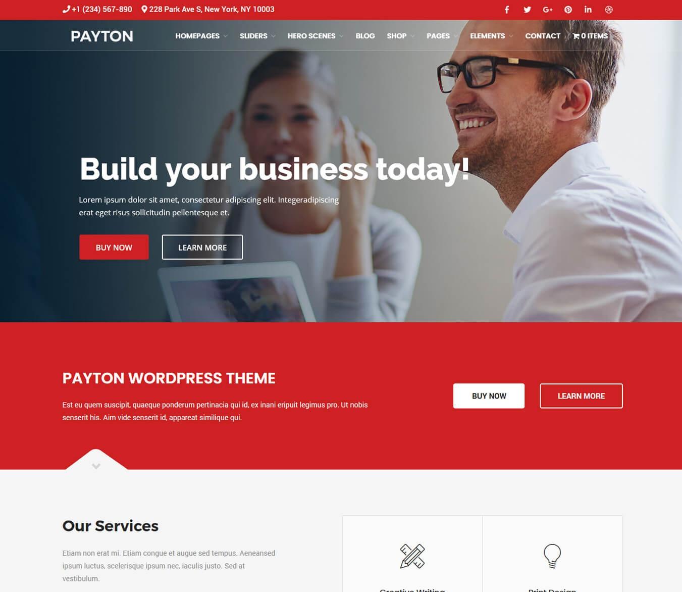 Payton - Business Creative WordPress Multipurpose Theme