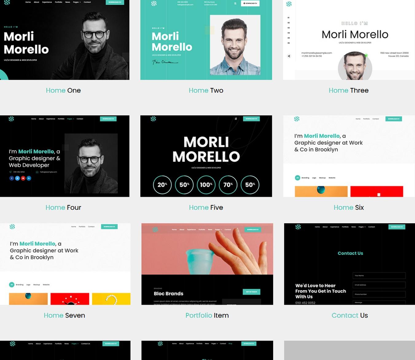 Sonx - Personal Resume and Portfolio WordPress Theme​ 
