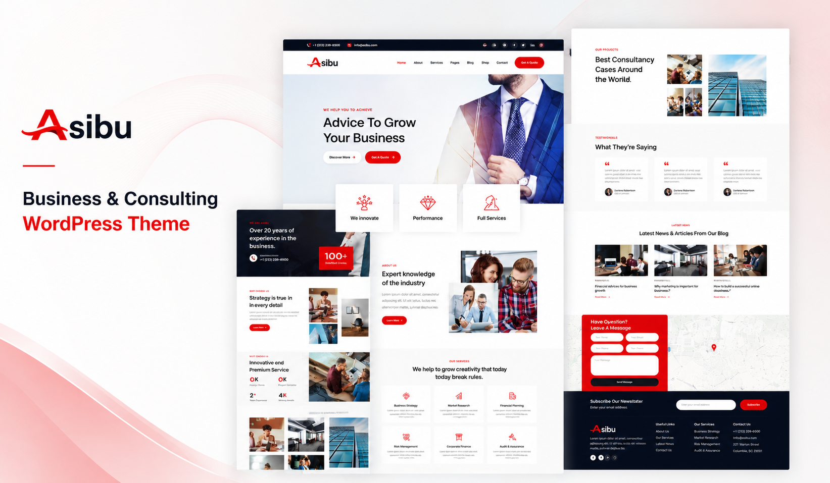 Asibu – Business Multi-Purpose WordPress Theme