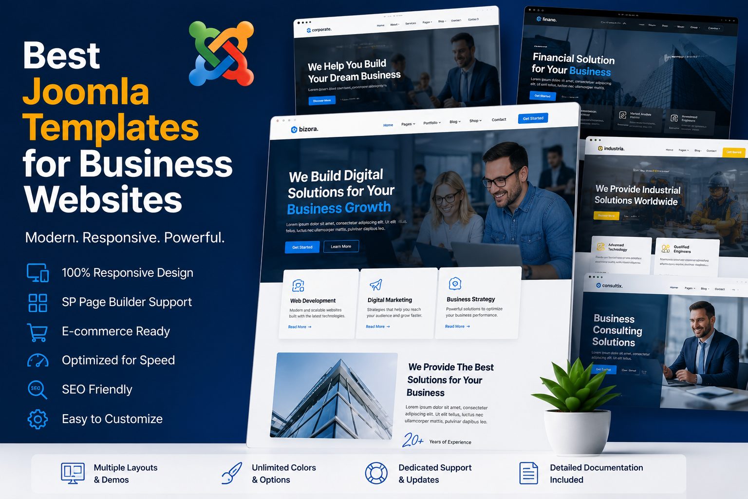 Best Joomla Templates for Business Websites