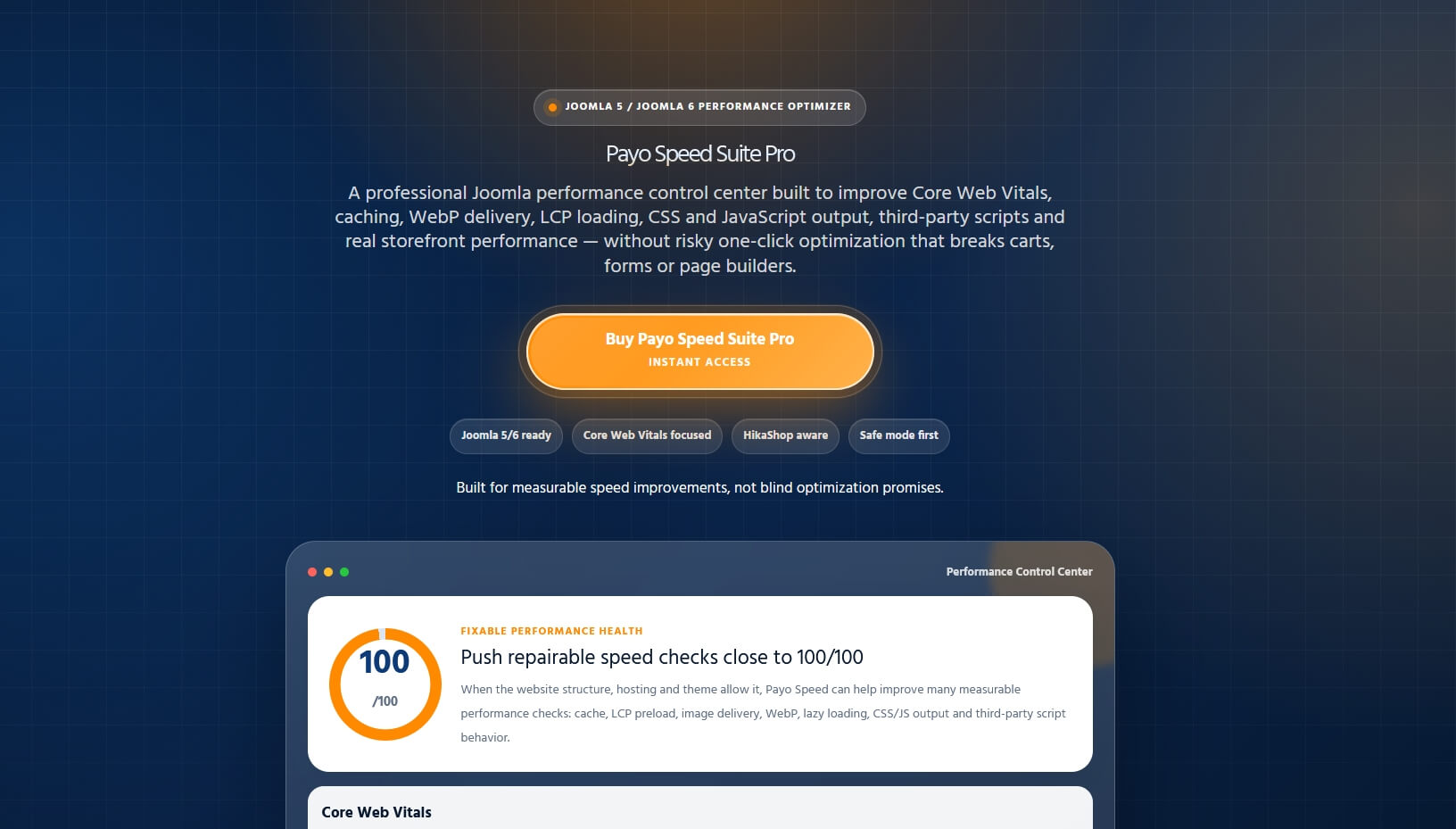 Payo Speed Pro Joomla extension