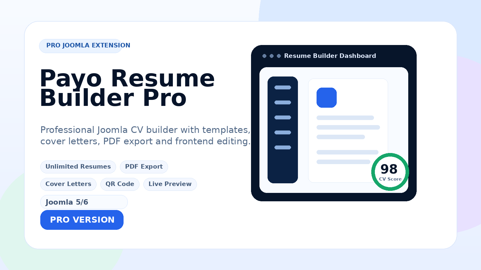 Payo Resume Builder pro